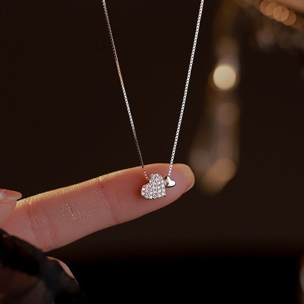 Heart Shape Lock Pendant Necklace