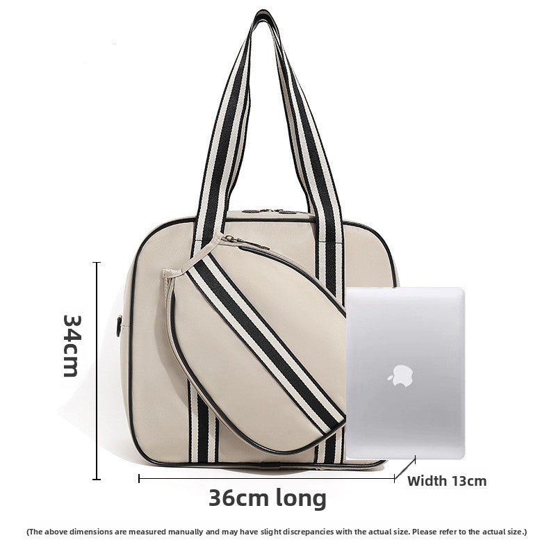 Dual Shoulder Sports Bag with Shoe Compartment