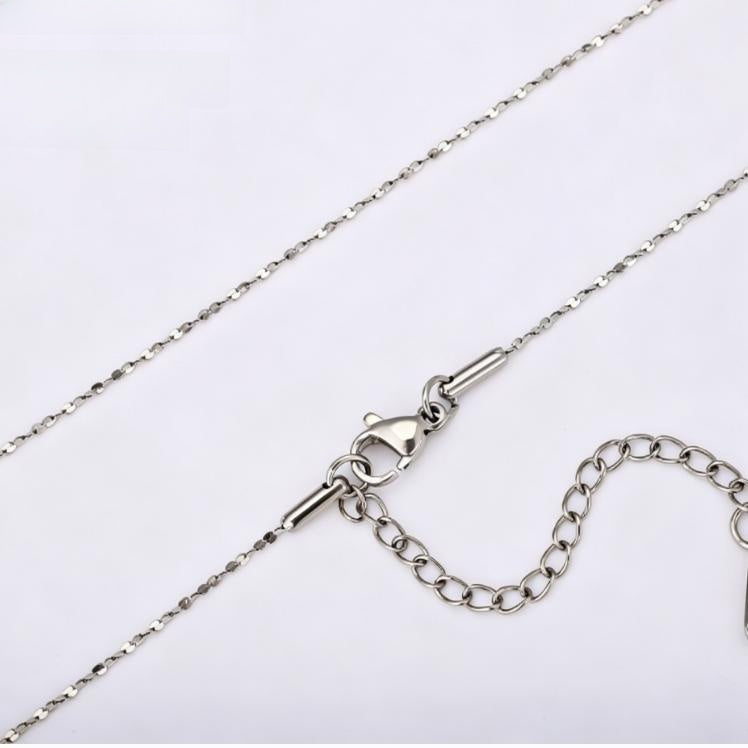 Versatile Braided Chain and Blade Necklace