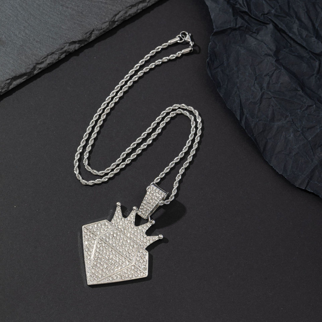 Diamond Crown Pendant