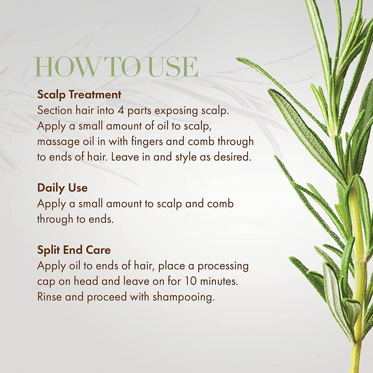 Rosemary Mint Hair Strengthening Essential Oil