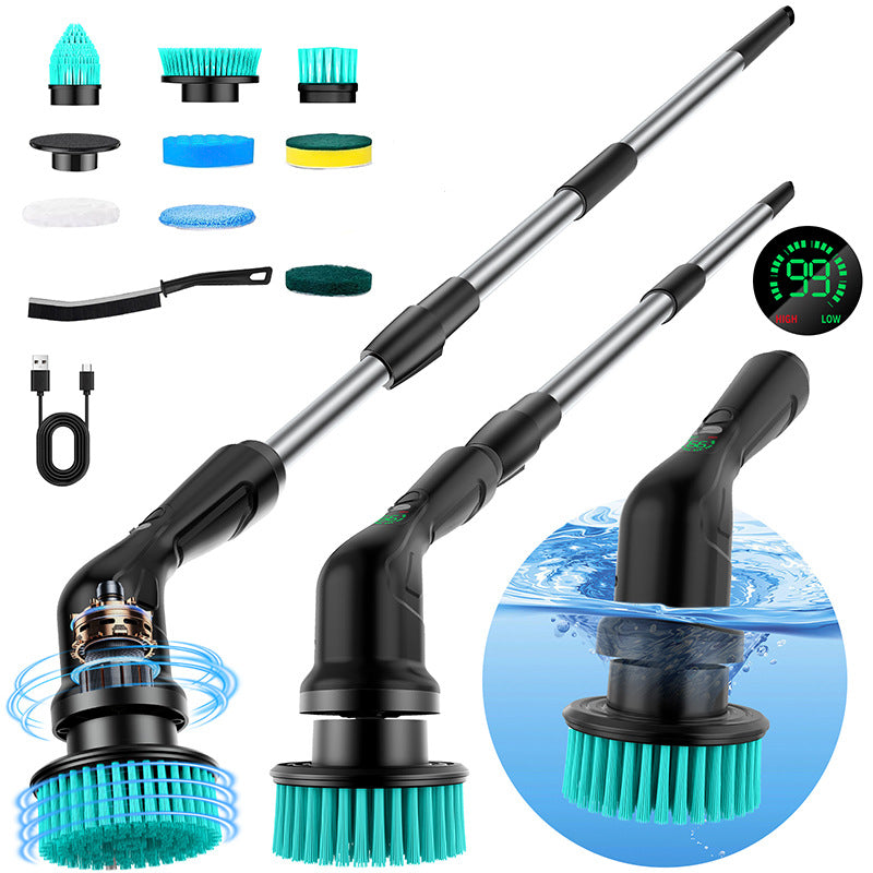 Electric Multifunctional Cleaning Brush with Rotating Heads
