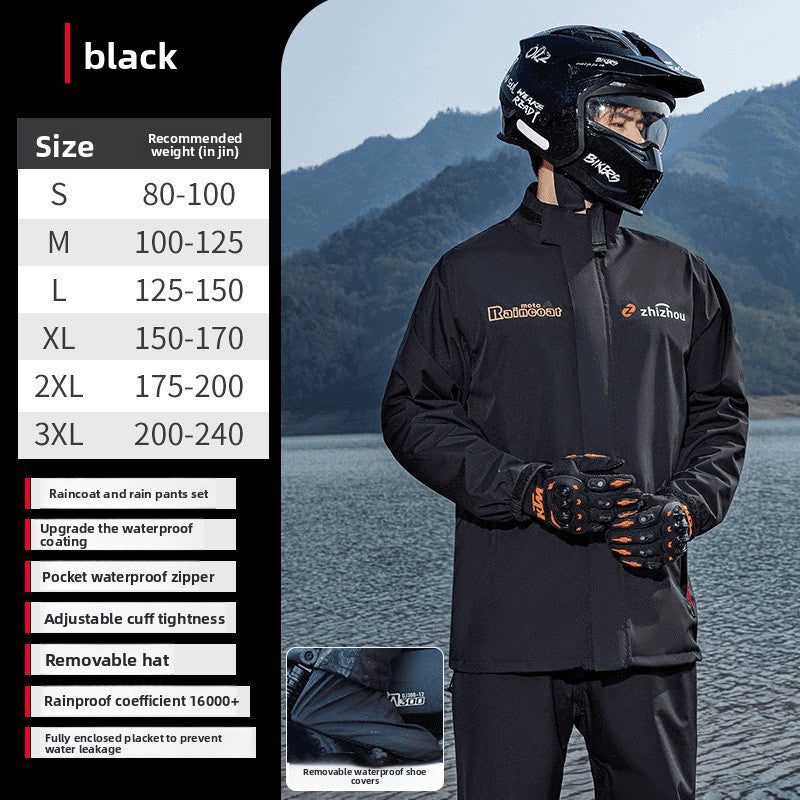 Special raincoat for delivery riders, rainproof and detachable design