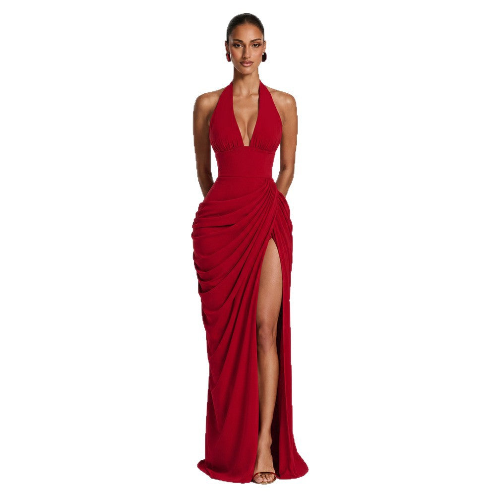 Sleeveless V-Neck Bodycon Dress