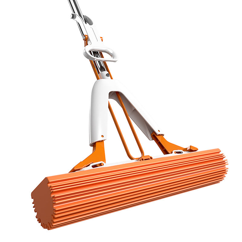 Foldable Sponge Mop with Stainless Steel Rod