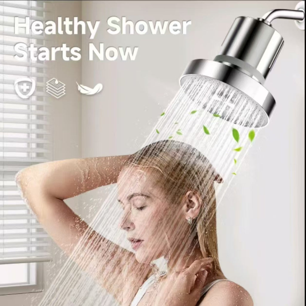 Pressurized Shower Head with Filter