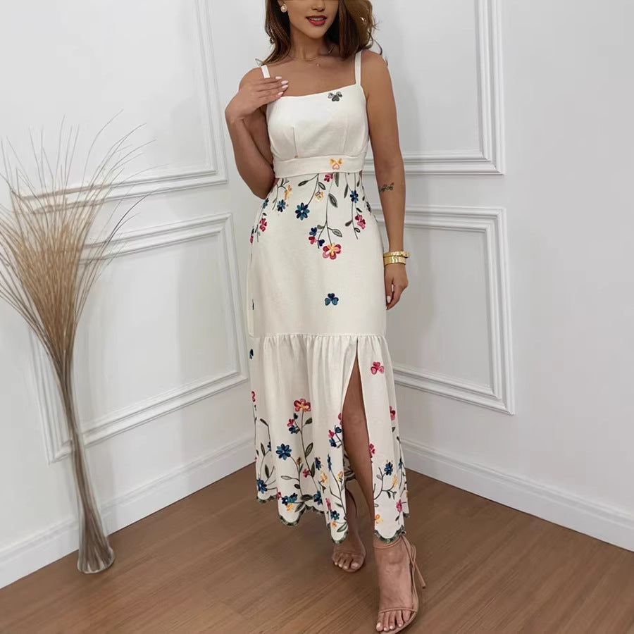 Floral Spaghetti Strap Dress