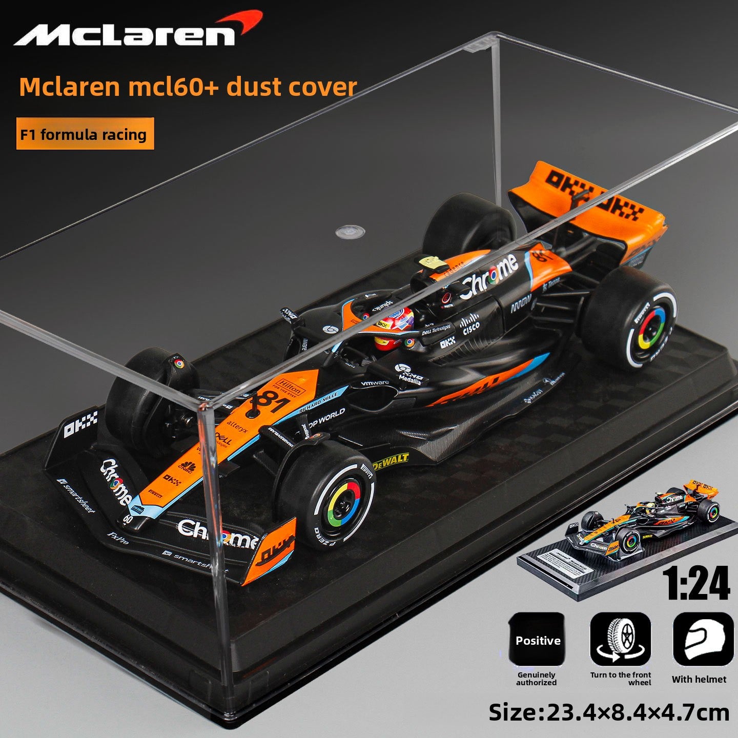 McLaren F1 alloy model car