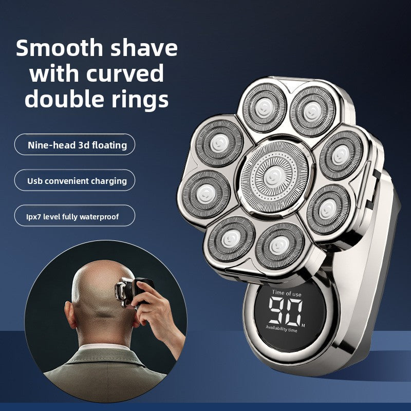 Smart Electric Shaver with Nine Blades