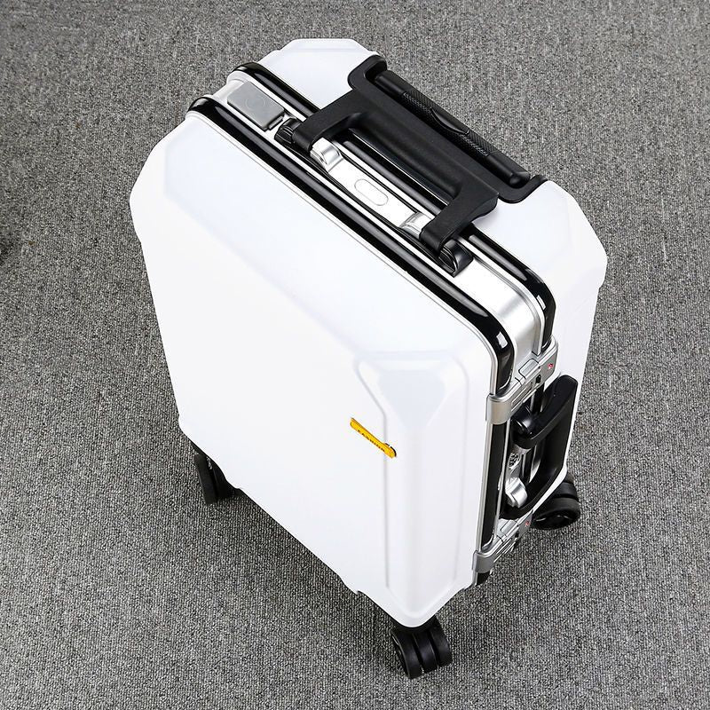 Durable aluminum frame trolley case