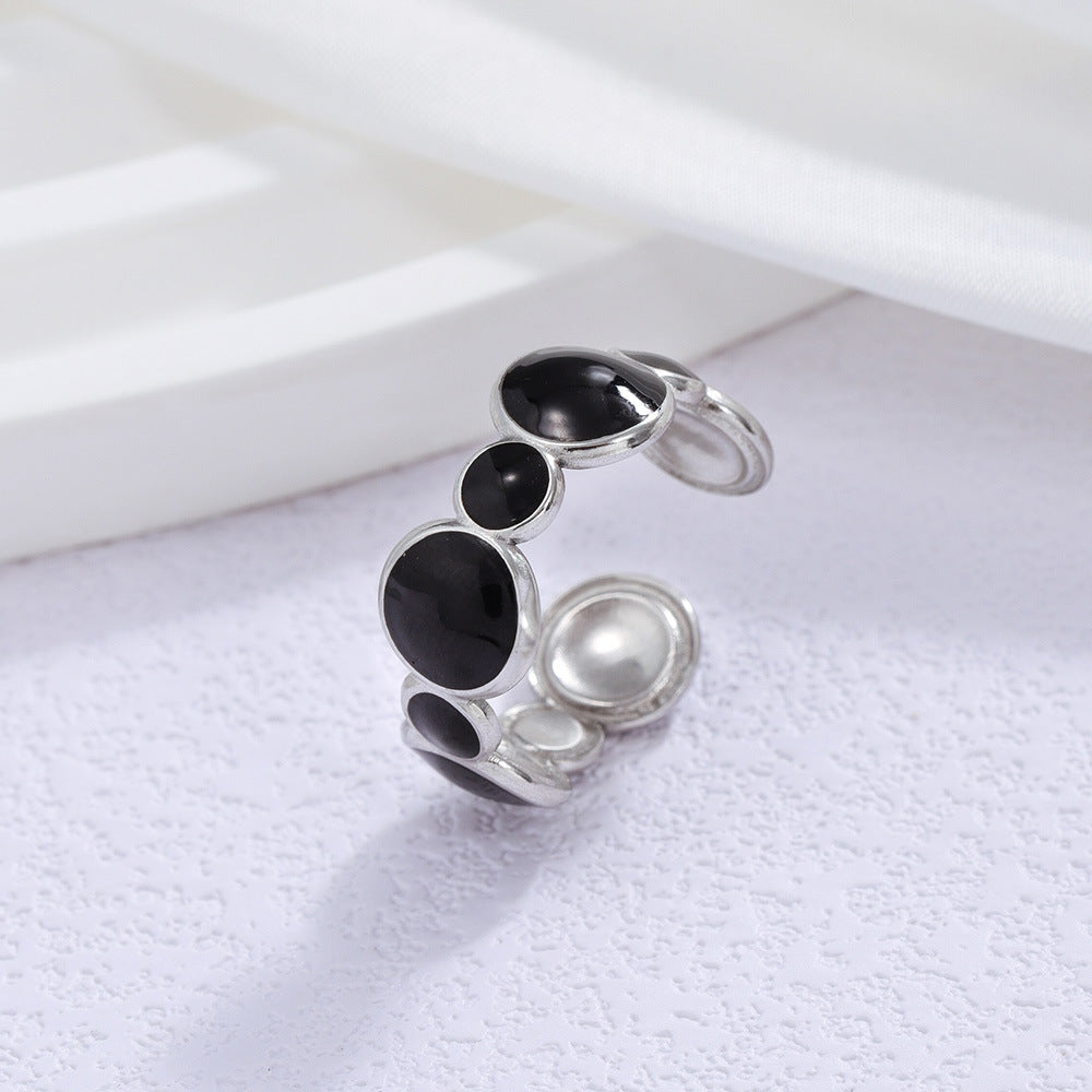Adjustable Gold Plated Stainless Steel Ring