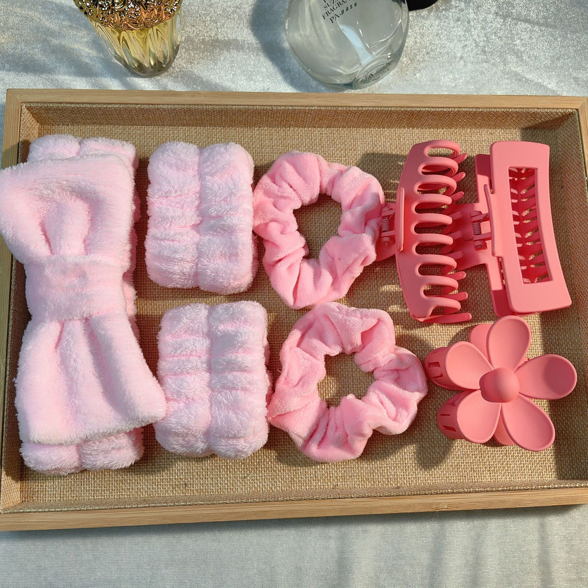 Soft Fabric Hair Accessories Set