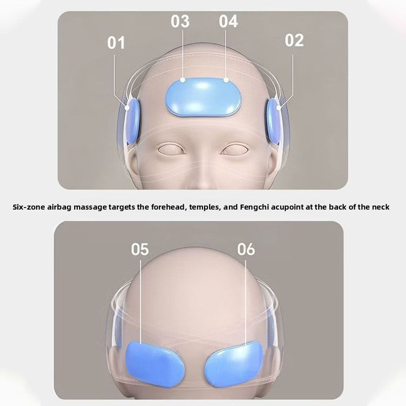 Head and Eye Massager with Heating Function