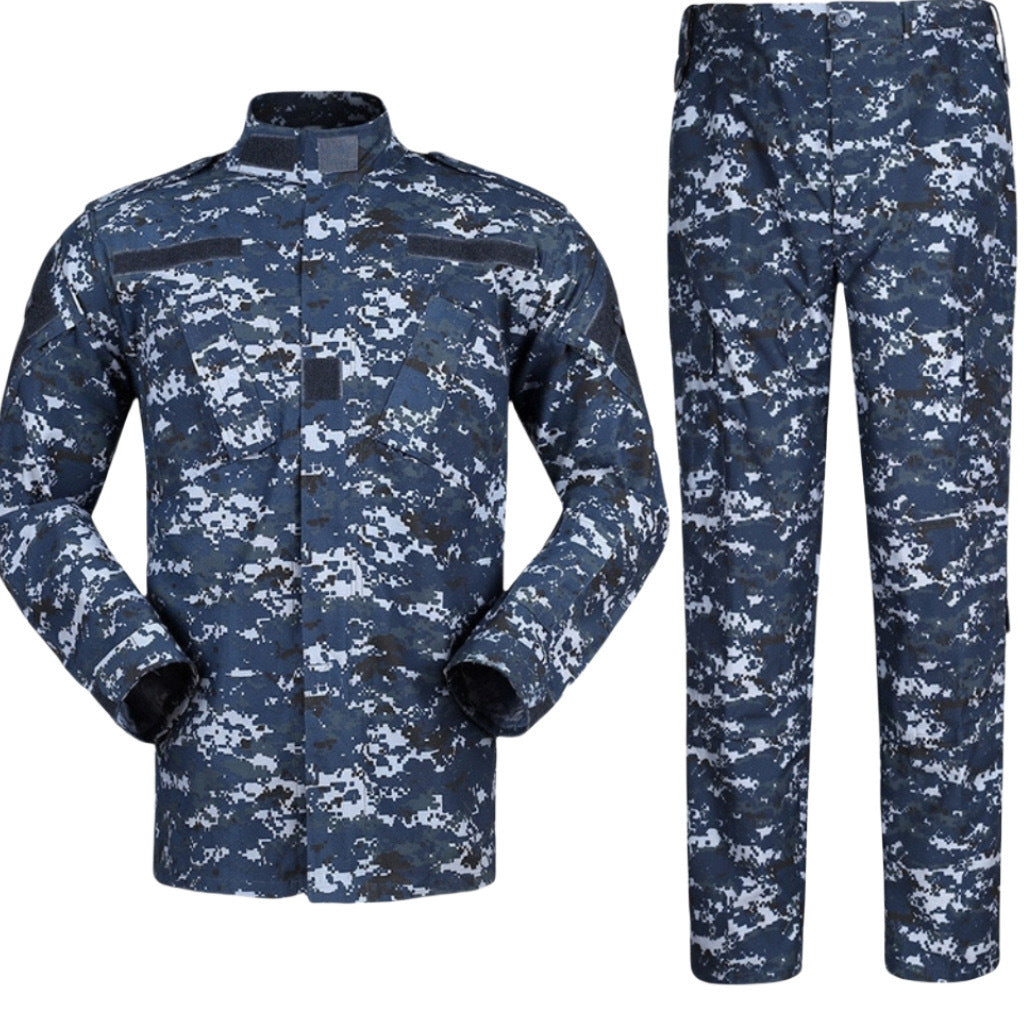 Mens Long Sleeve Camouflage Tactical Training Suit