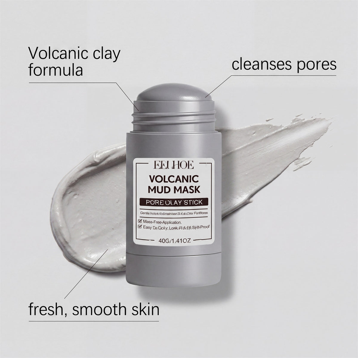 Cleansing Mud Mask Daily Facial Cleansing Mask for Gentle