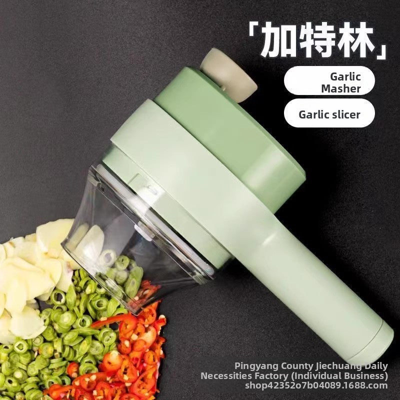 Electric Vegetable Chopper and Garlic Grinder