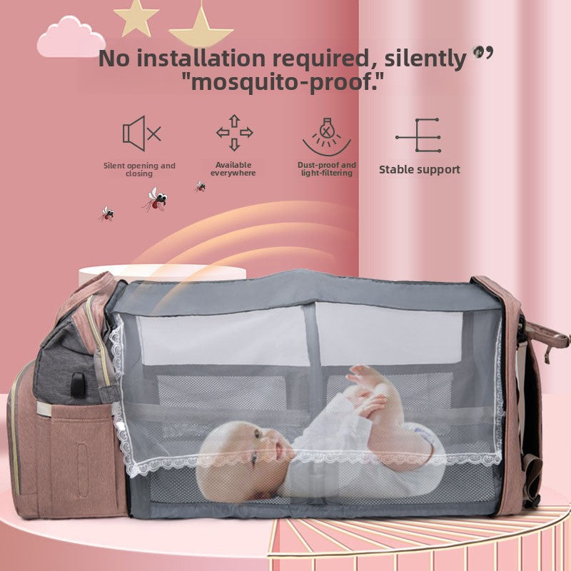 Water-Repellent Diaper Bag Backpack
