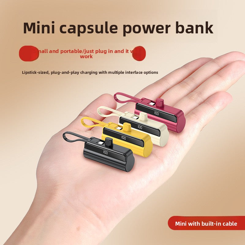 Mini Capsule Portable Power Bank