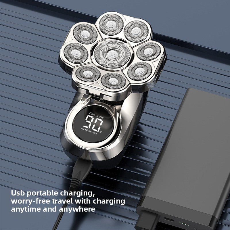 Smart Electric Shaver with Nine Blades