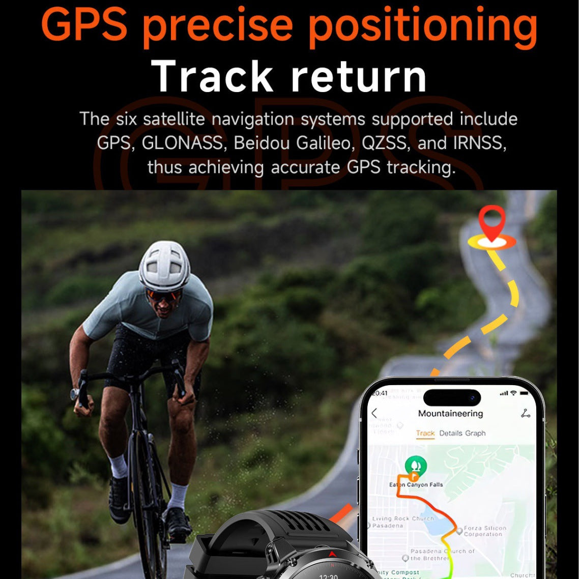 GPS Smart Watch with Health Monitoring