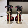 Womens Stiletto High Heels Pointed Toe Red Sole