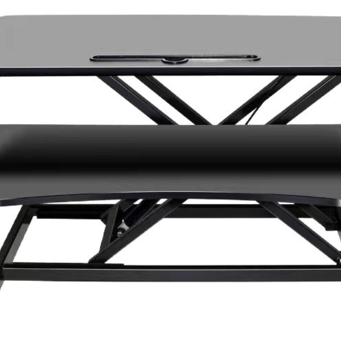 Pneumatic desktop computer desk