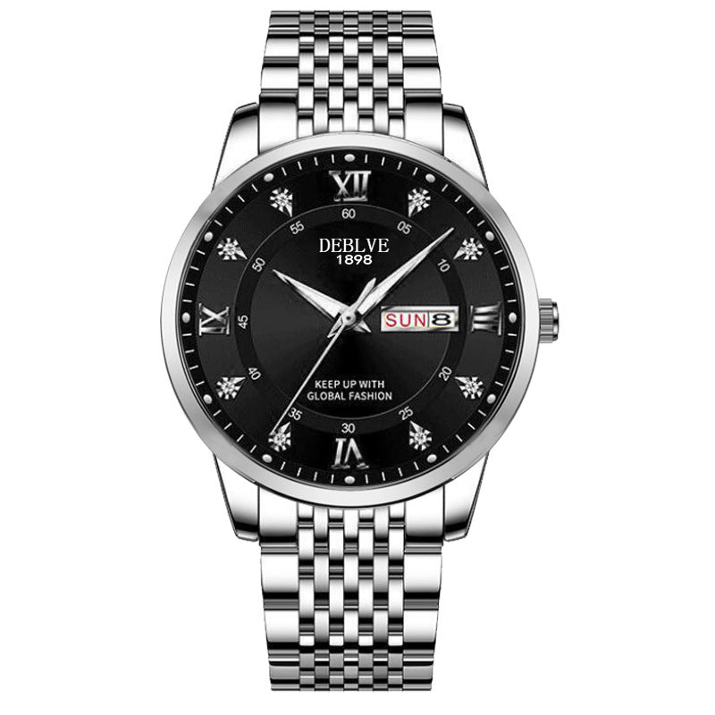 Fashion watch non-mechanical scanning