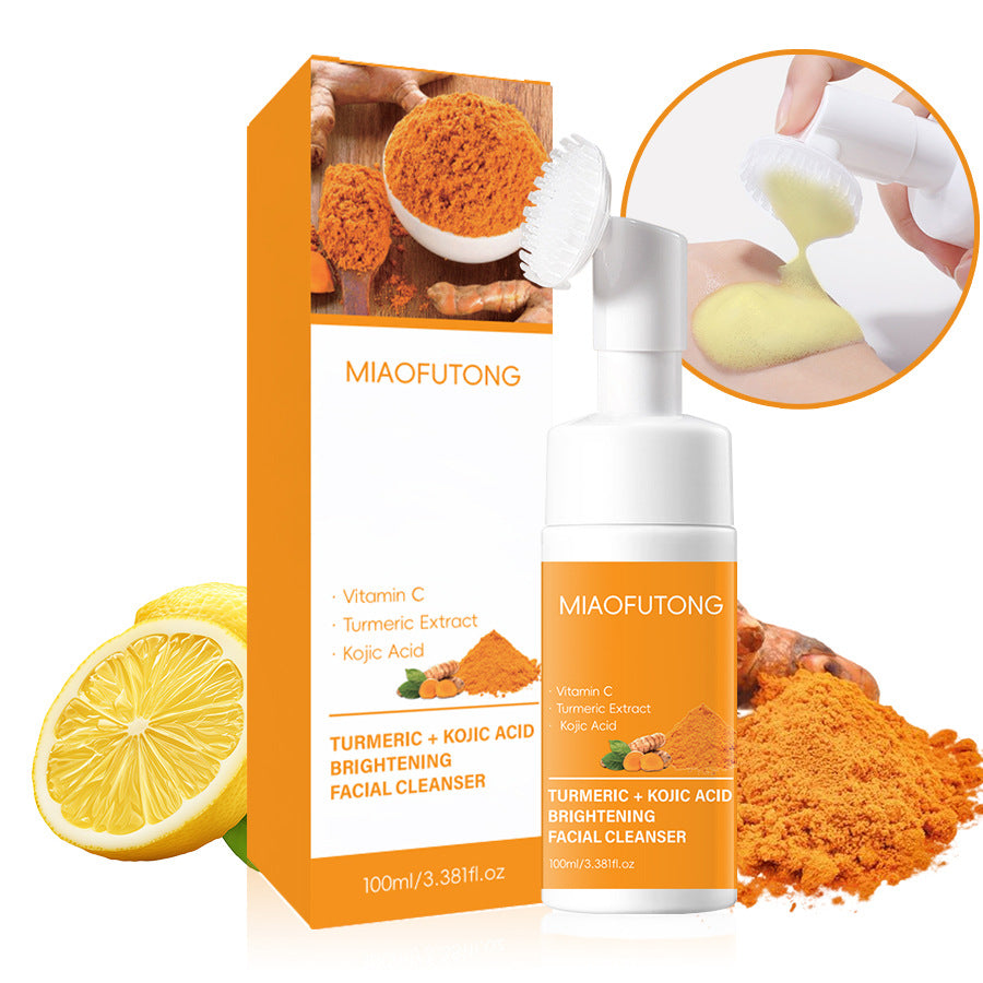 Turmeric Cleansing Mousse for Oil Control and Brightening