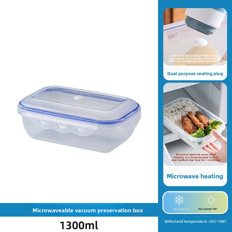 Electric vacuum storage box with air extraction function