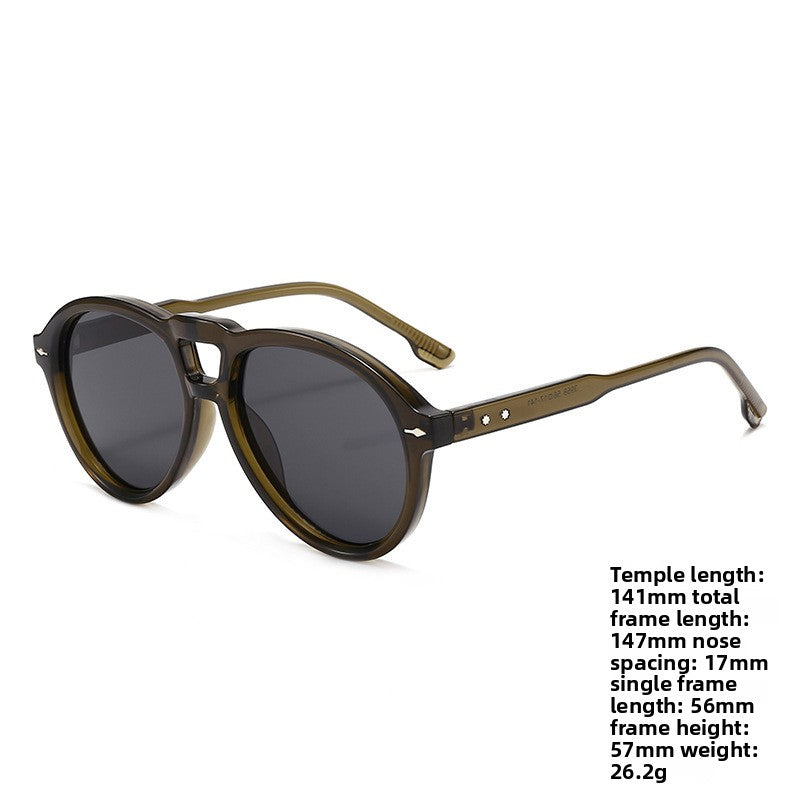 UV400 Protection Square Frame Sunglasses