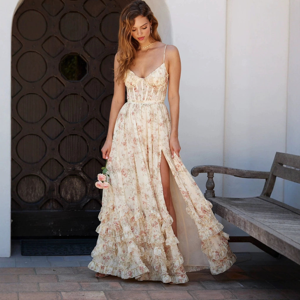 Floral long dress
