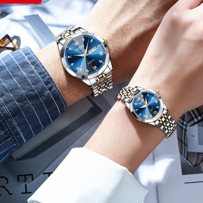 Quartz couple watches
