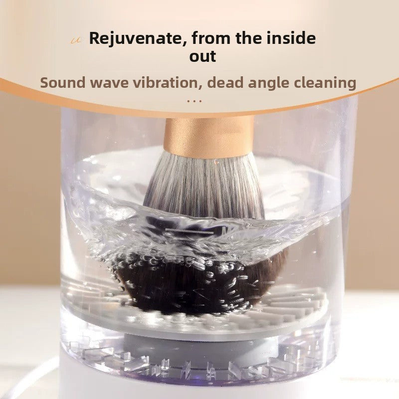 Electric makeup brush cleaner