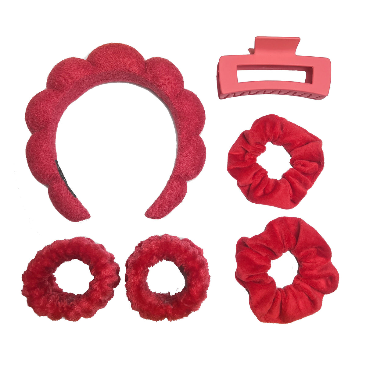 Soft Fabric Hair Accessories Set