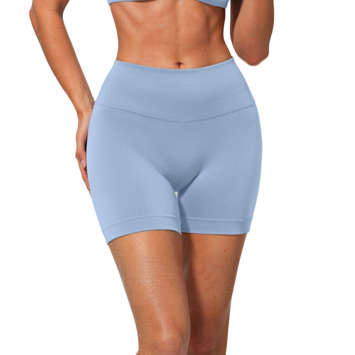 High-Waisted Yoga Shorts