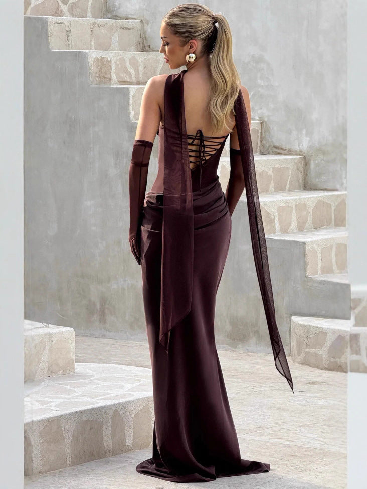 Elegant Sleeveless Evening Dress