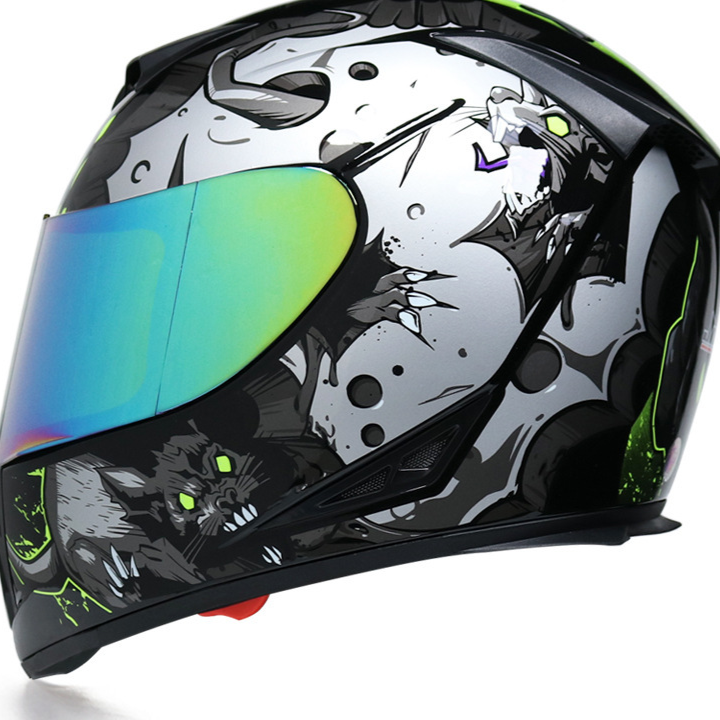Dual Lens Motorcycle Helmet
