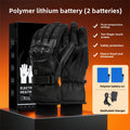 Rechargeable 7.4V Electric Heated Gloves Windproof Thermal Cycling Skiing Winter Outdoor Sport Gloves