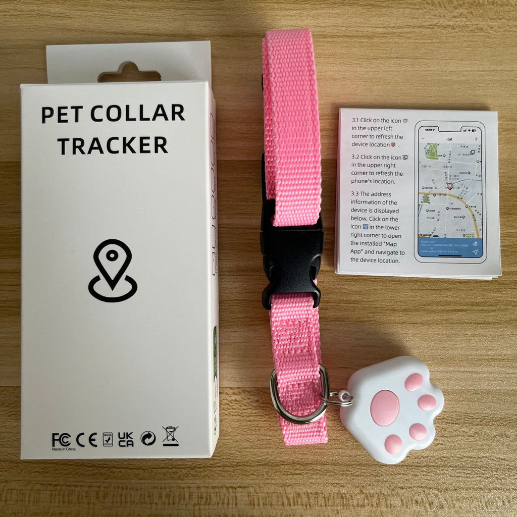 Mini Bluetooth Pet Locator Collar Anti-Lost Device
