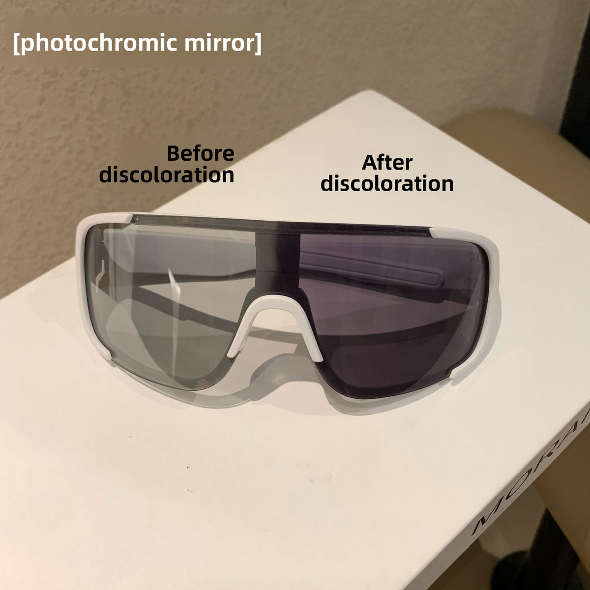 Large-frame outdoor cycling sports windproof protective sunglasses