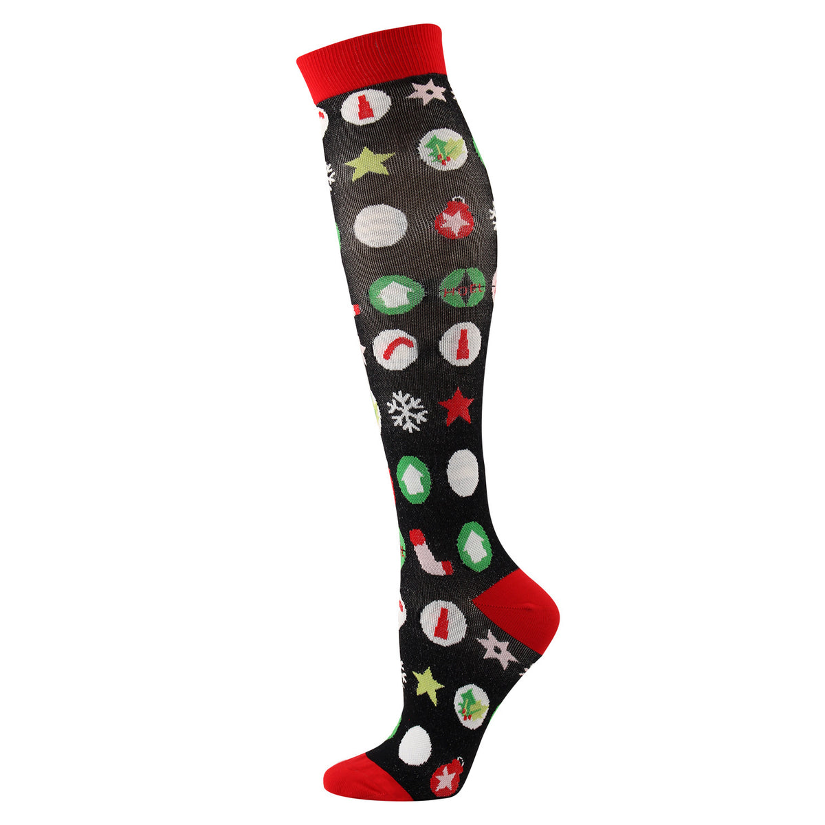 Christmas Compression Socks with Festive Designs
