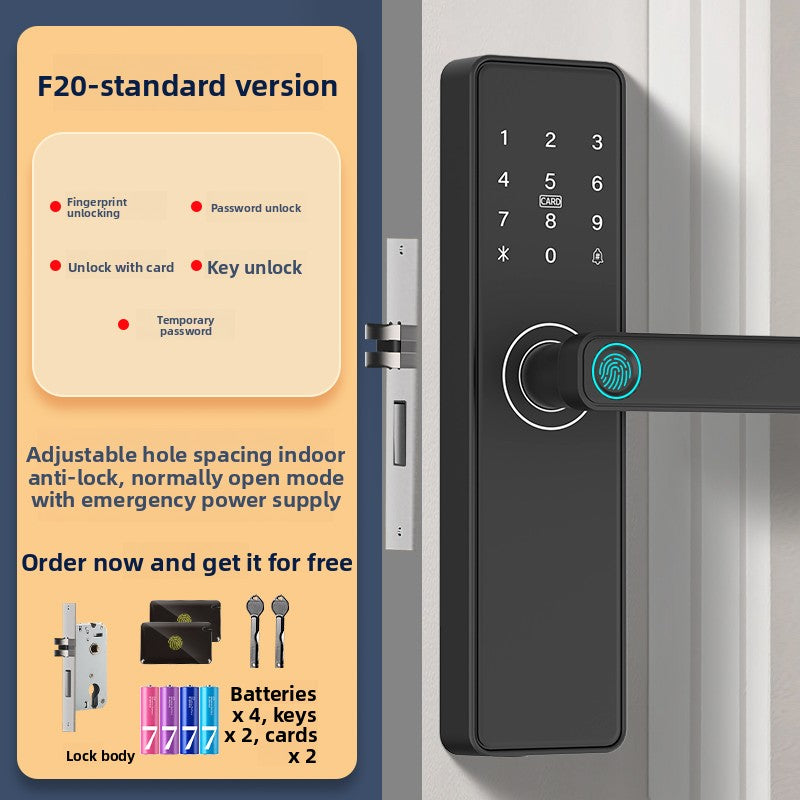 Indoor Wooden Door Smart Lock