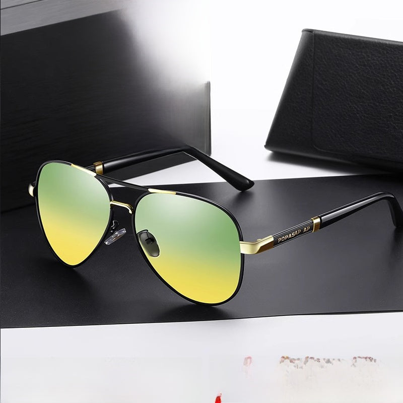 Men's Polarized Photochromic Sunglasses for Driving and Fishing