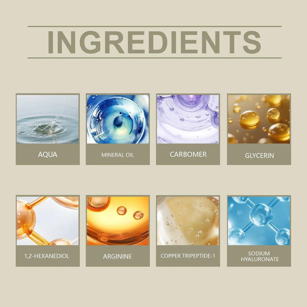 Collagen Blue Copper Peptide Facial Serum for Hydrated Skin