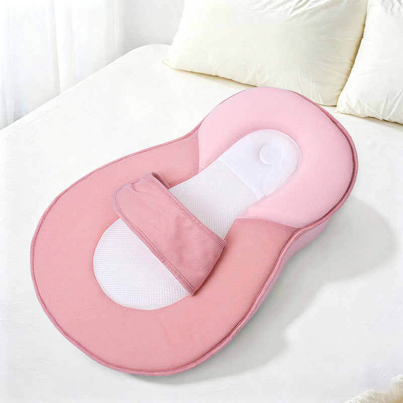 Sloping pad baby recliner to prevent spitting up milk