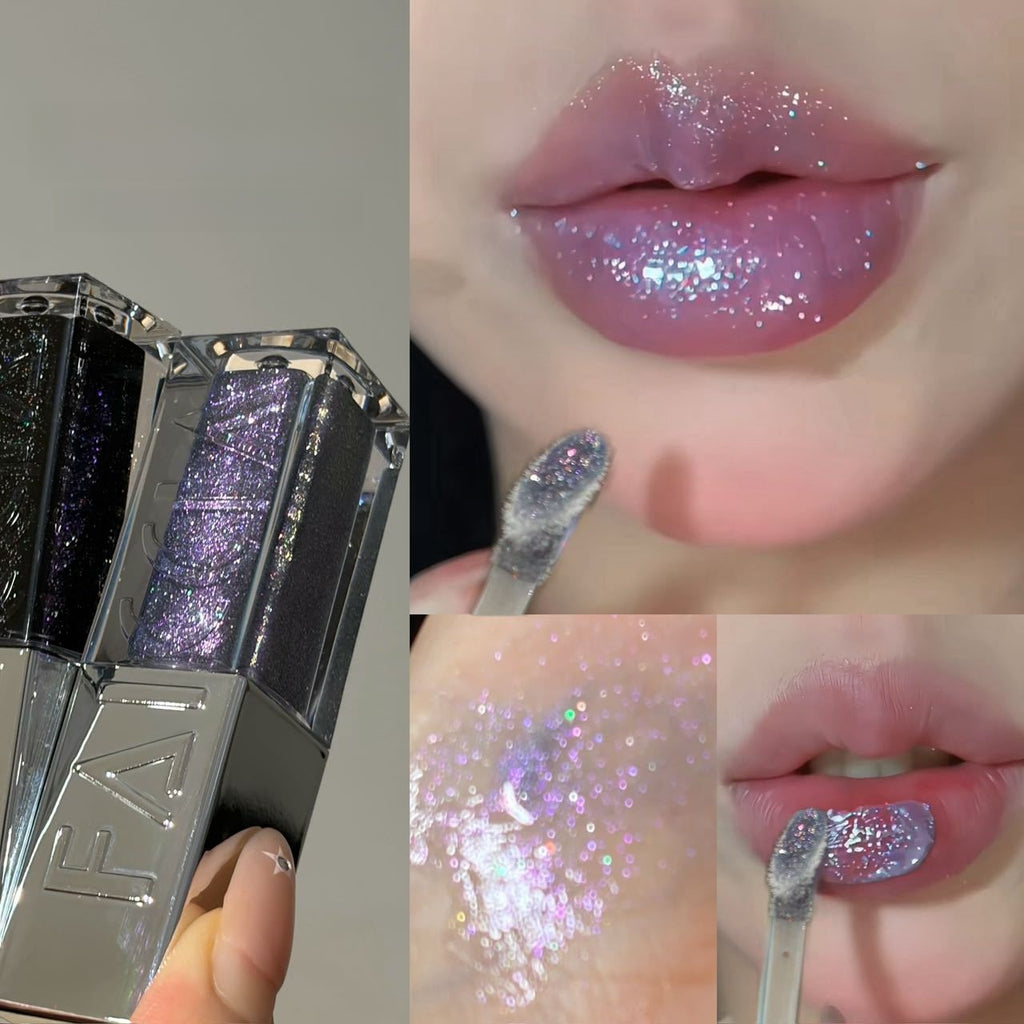 Shimmering Diamond Pearlescent Lip Gloss