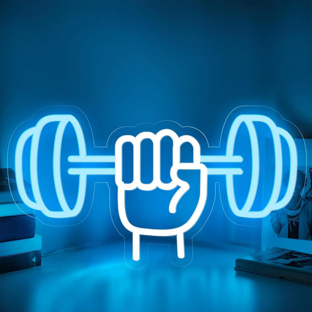 Gym Neon Light Letters Fitness Led