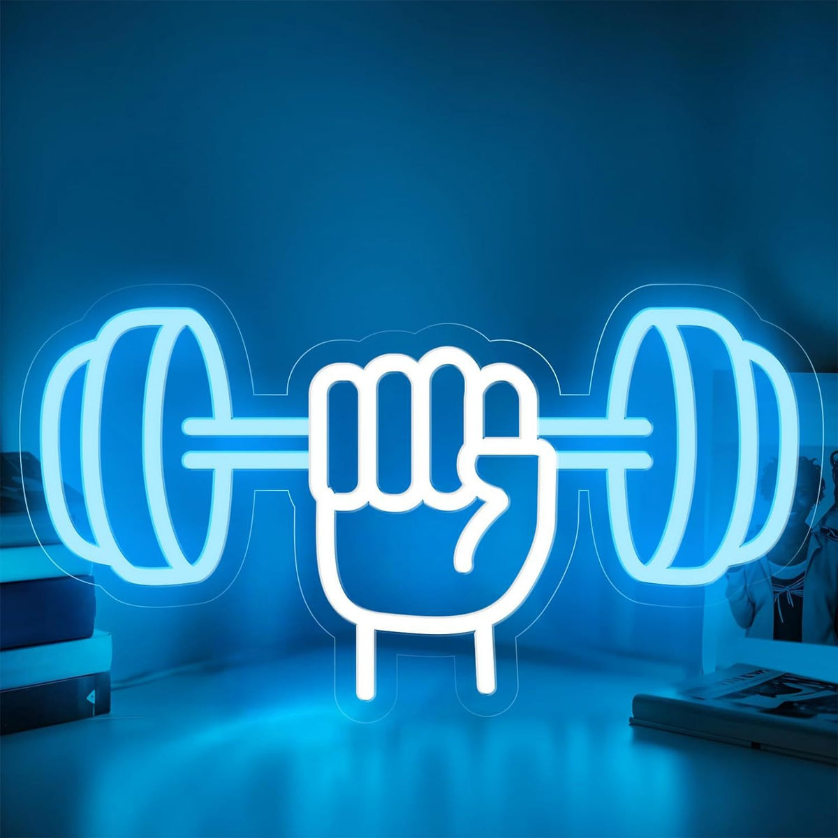 Gym Neon Light Letters Fitness Led