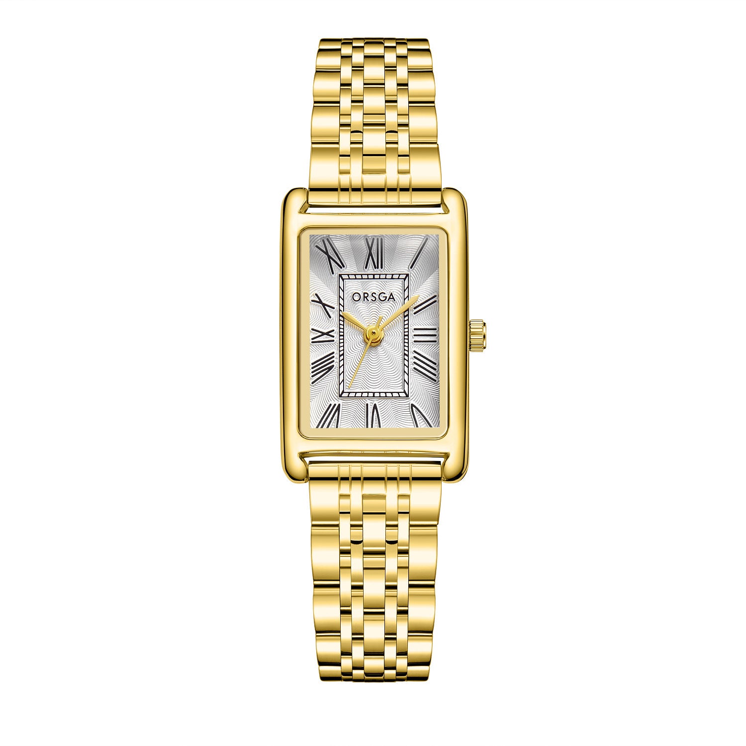 Women Square Stainless Steel Quartz Watch