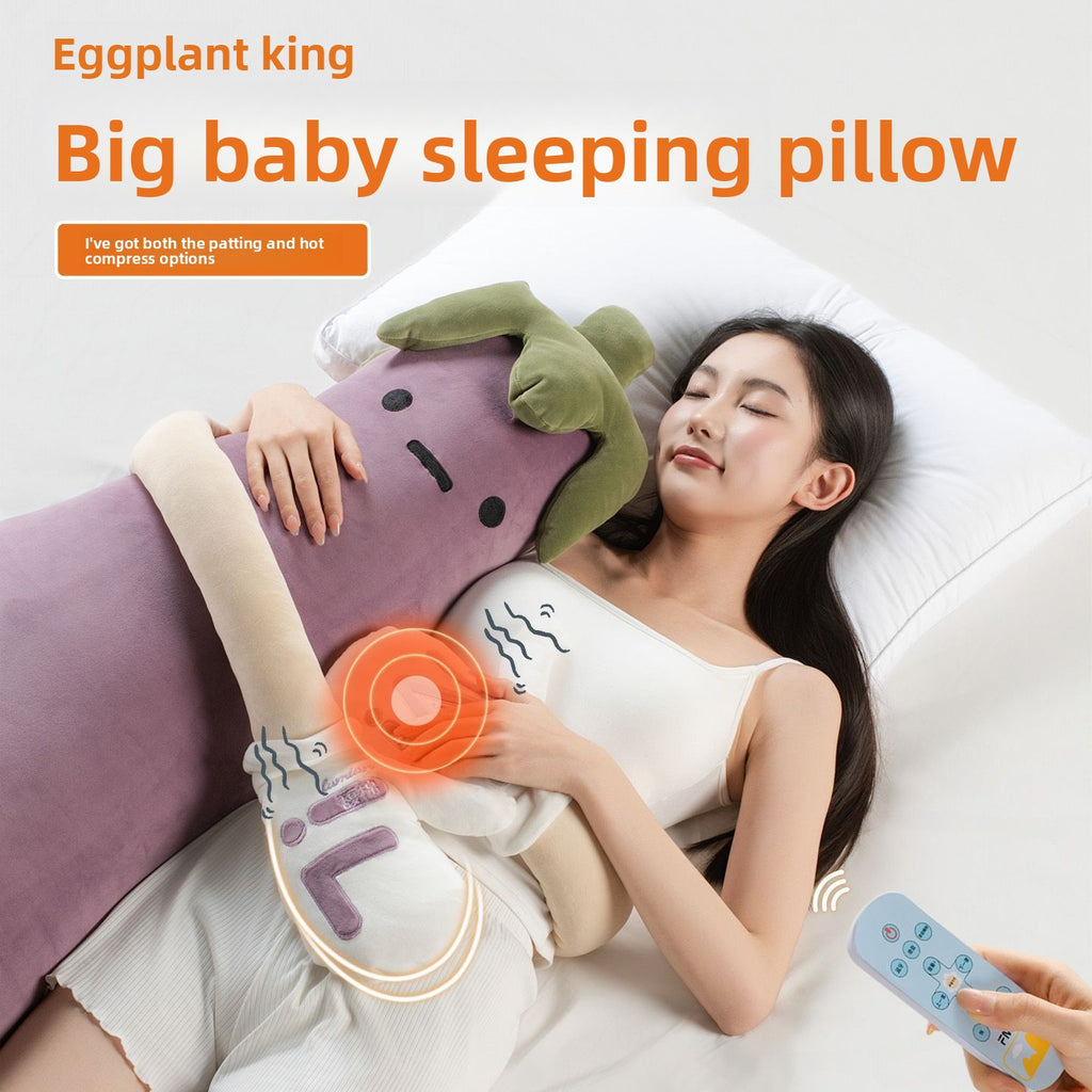 Eggplant Plush Sleep Aid Pillow